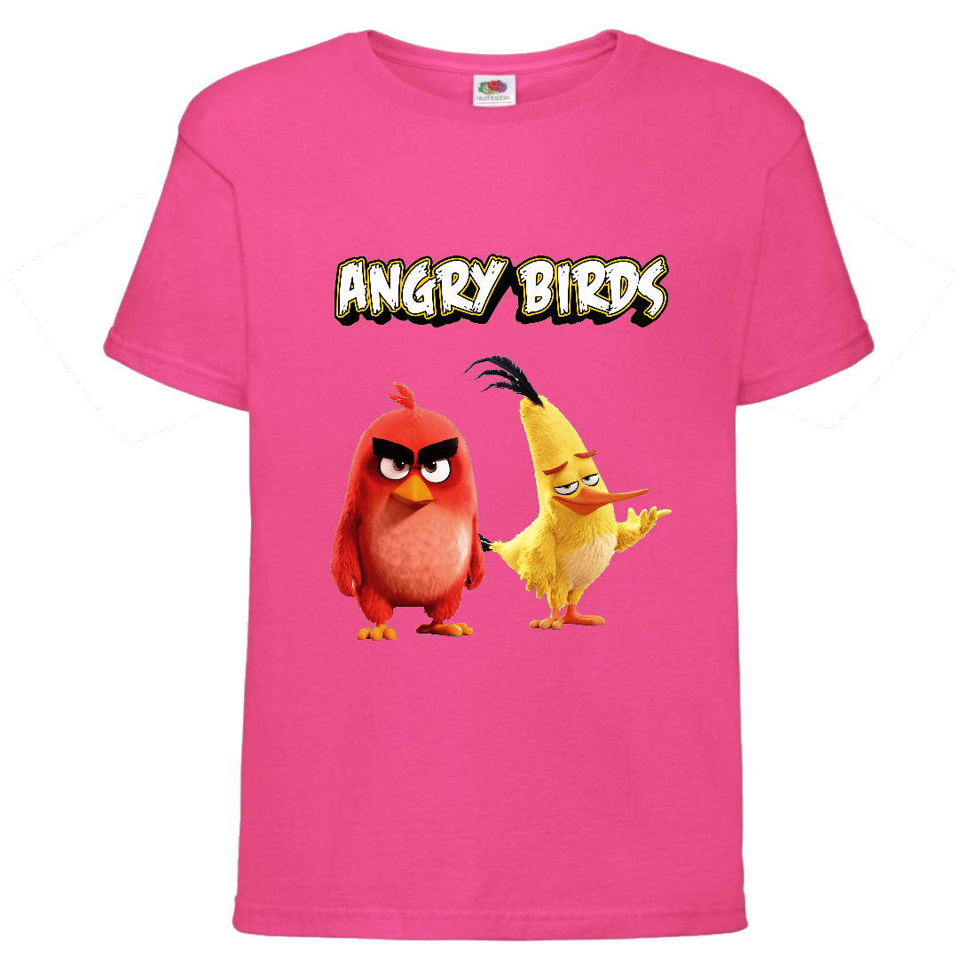 

Футболка детская Энгри Бердс (Angry Birds) розовая (AB-red&chak-4-pink) 164 см