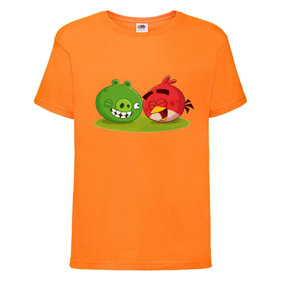 

Футболка детская Энгри Бердс (Angry Birds) оранжевая (AB-red&svin-orange) 164 см