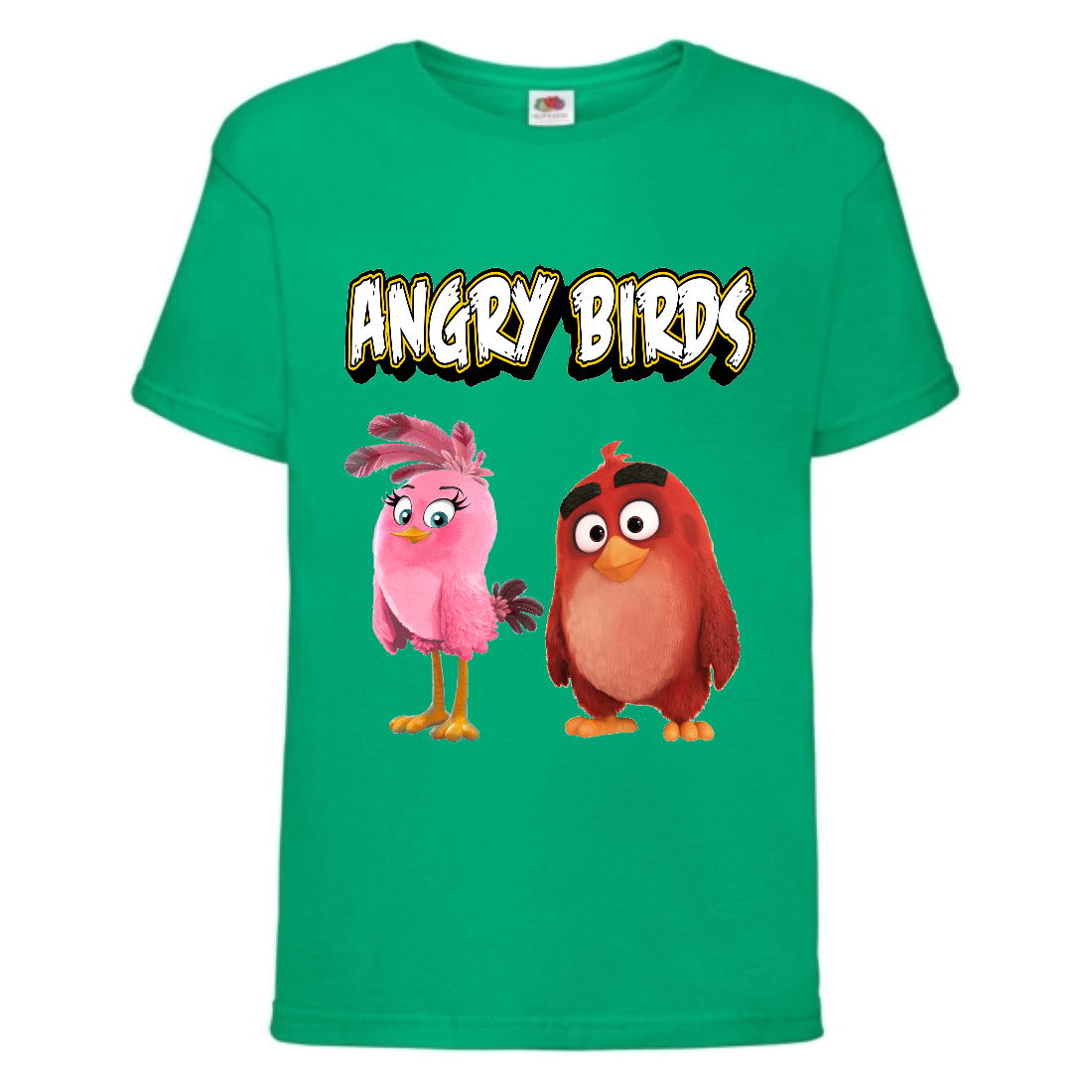 

Футболка детская Энгри Бердс (Angry Birds) зеленая (AB-red&bird-green) 164 см