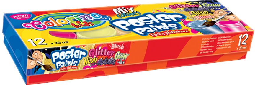 

Гуаш Colorino Mix 12 кольорів (42611PTR)