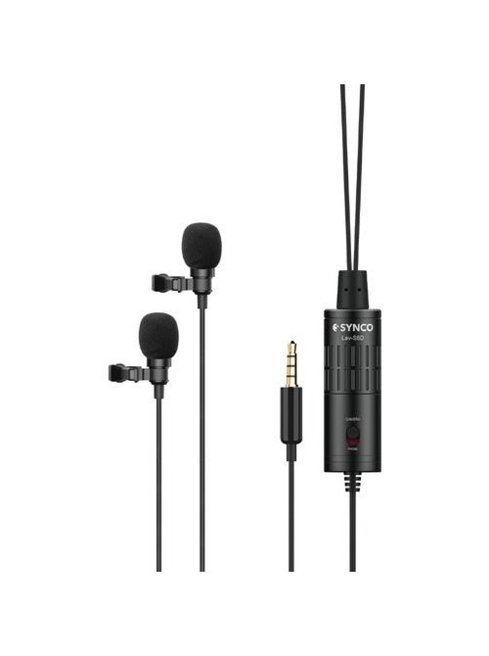 

Петличный микрофон (петличка) Synco Lav-S6D для смартфонов, камер, планшетов двойной