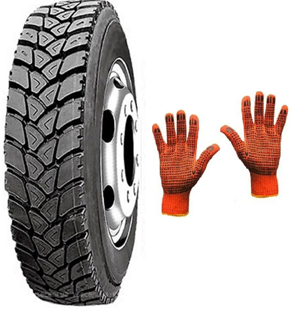 Шина 13 R22.5 (ведущая) 156/150K 20PR LANVIGATOR D802 в комплекте с ...