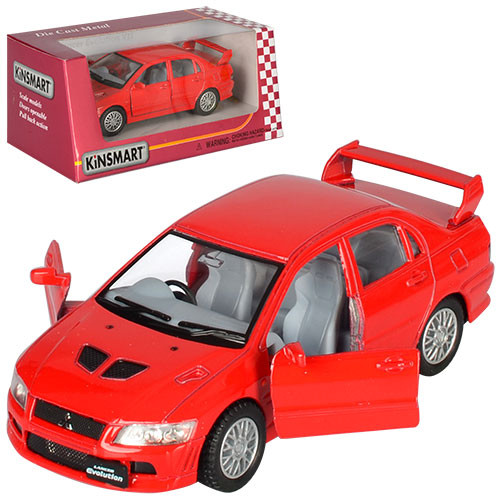 

Игрушечная машинка из металла KT 5052 W Mitsubishi Lancer EVO Красная