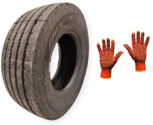 Шина 385/65R22.5 (прицепная) 164K 24PR Unicoin T-808 в комплекте с ...