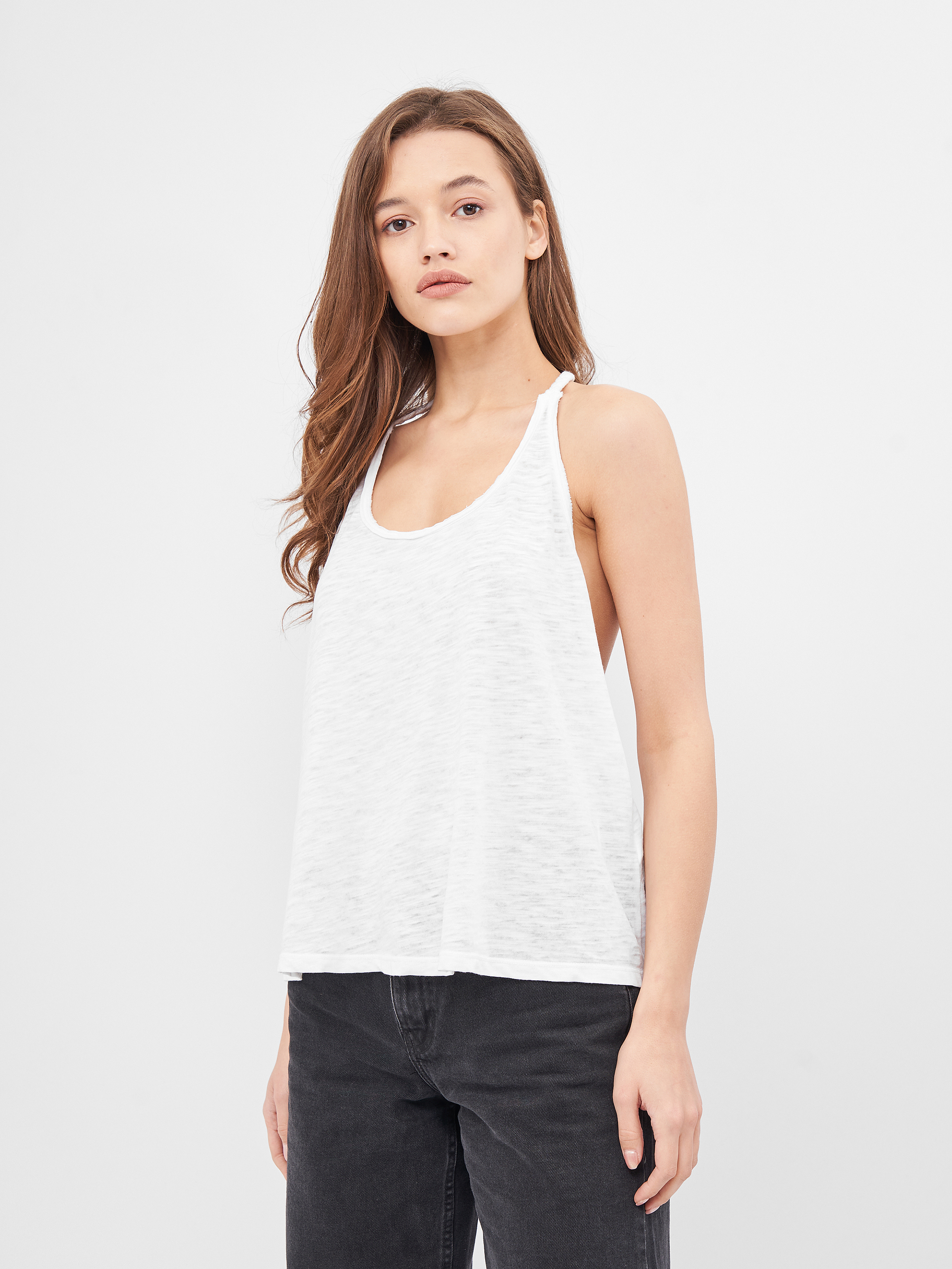 

Майка Pull & Bear 5246/317/250  Белая, Майка Pull & Bear 5246/317/250 M Белая