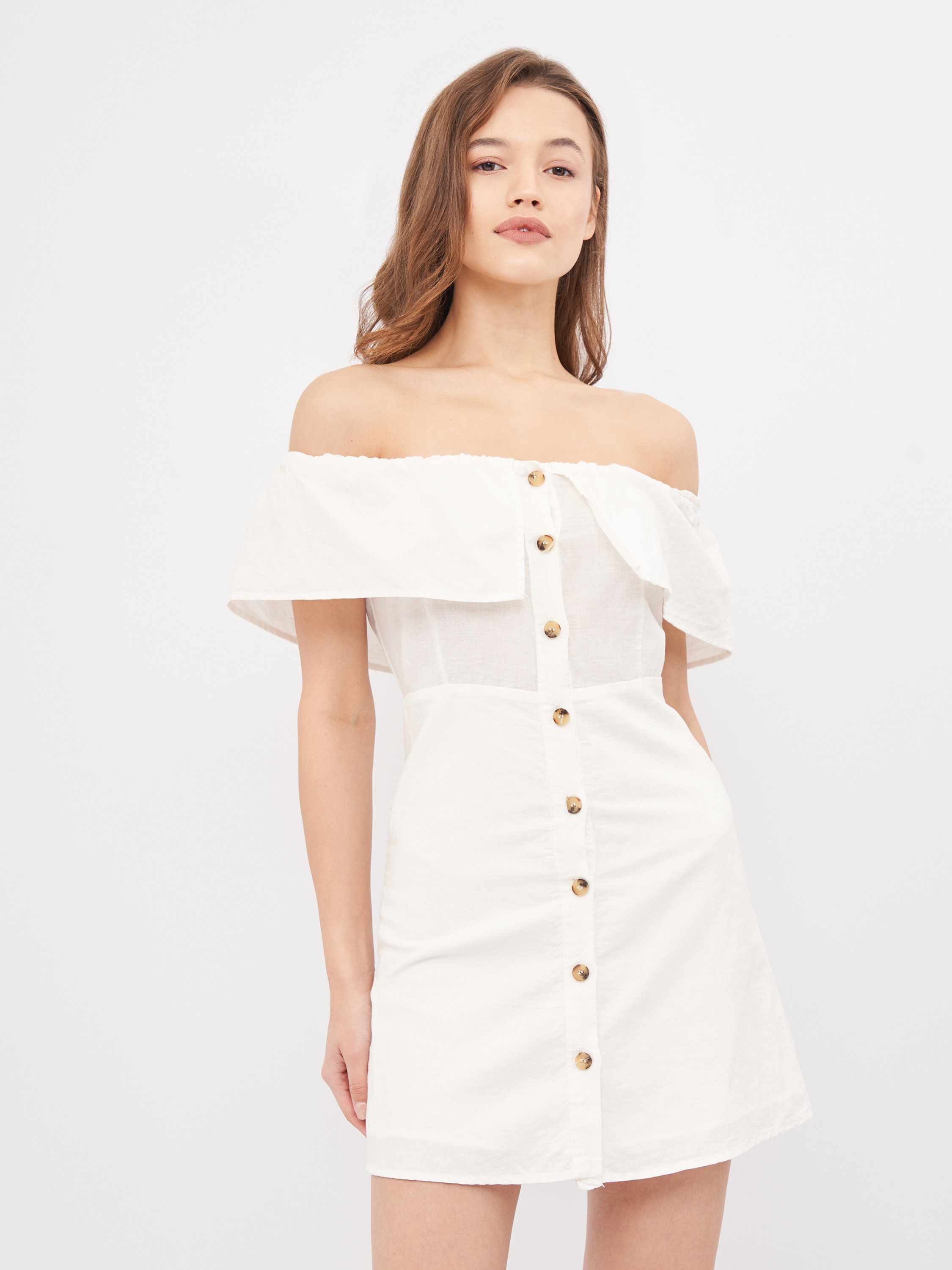 

Сарафан Pull & Bear 9396/301/805 S Белый