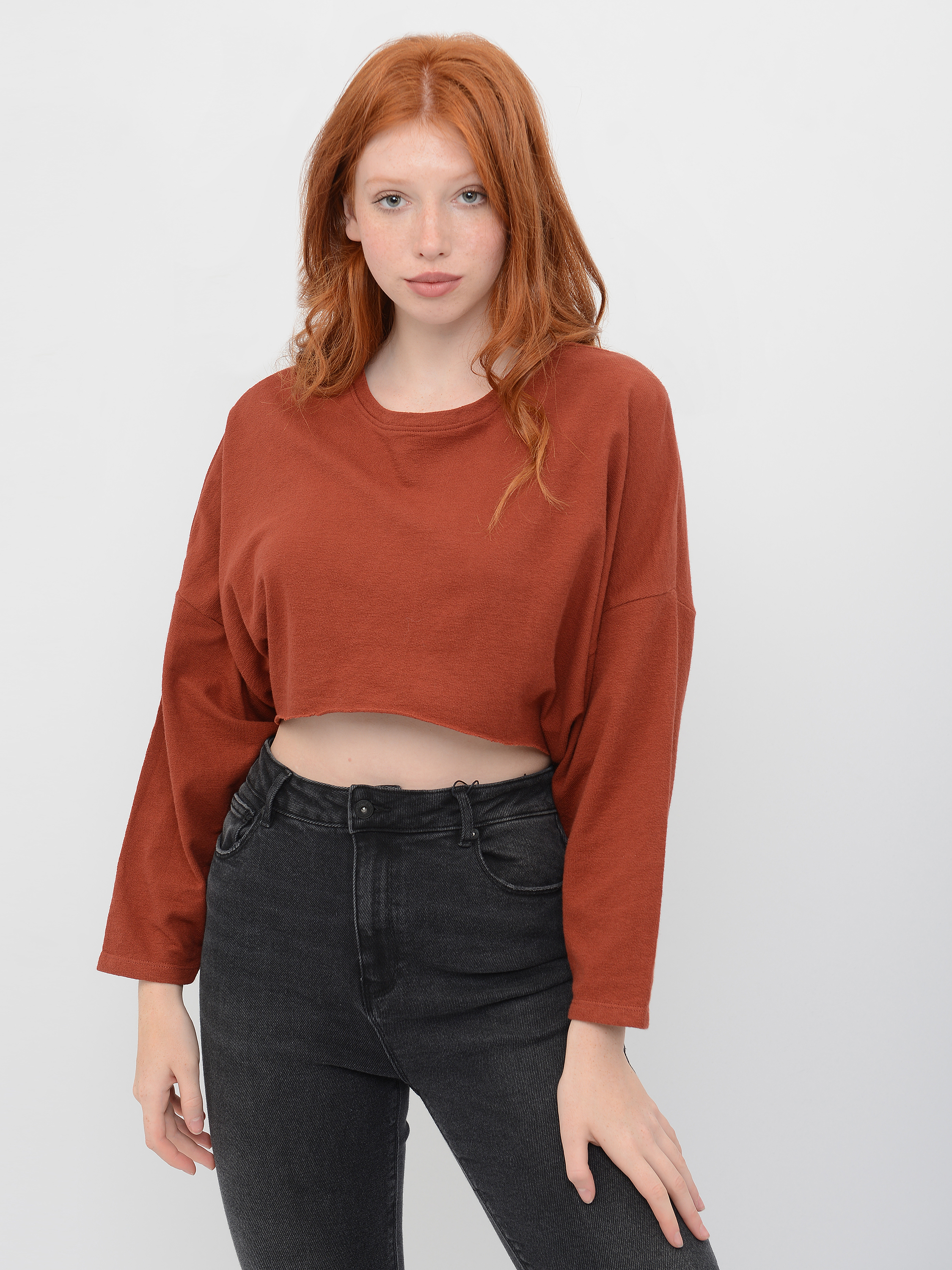 

Свитшот Pull & Bear 9595/308/701 S Бордовый