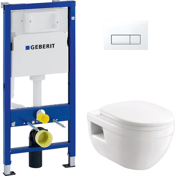 Инсталляция GEBERIT Duofix 458.103.00.1 с панелью слива Delta 50 115 ...