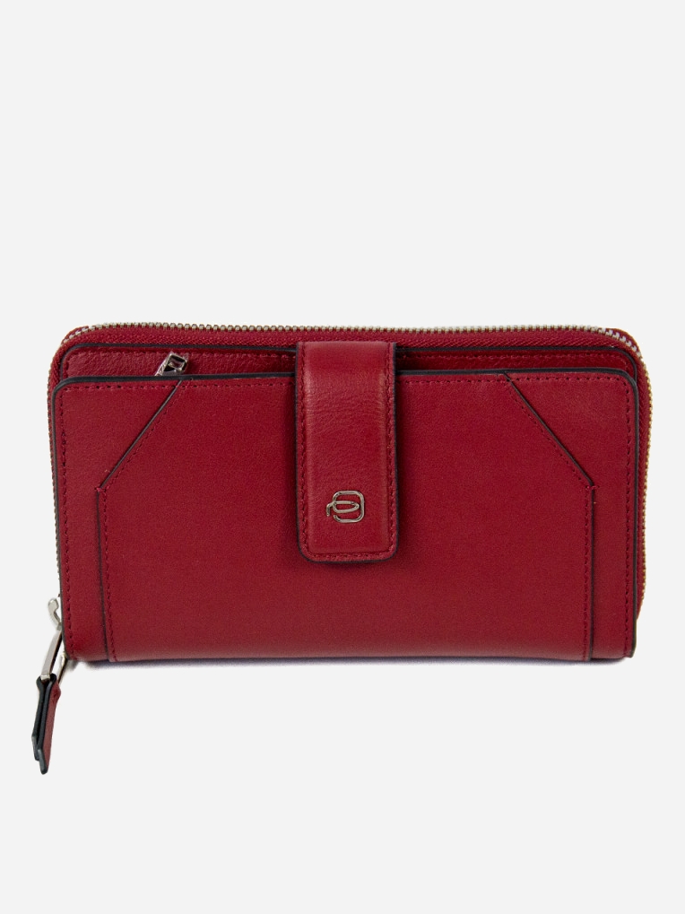 

Женский кошелек кожаный Piquadro PD1354MUR_BO Красный