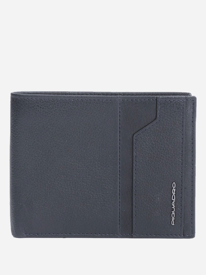 

Мужское портмоне кожаное Piquadro PU4188S105R_BLU Синее