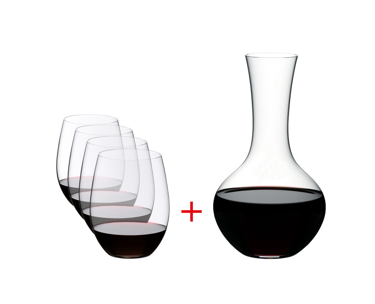 

Набор Декантер + бокалы Riedel O Wine Tumbler Cabernet/Merlot and 1 Syrah Decanter (5414/30)