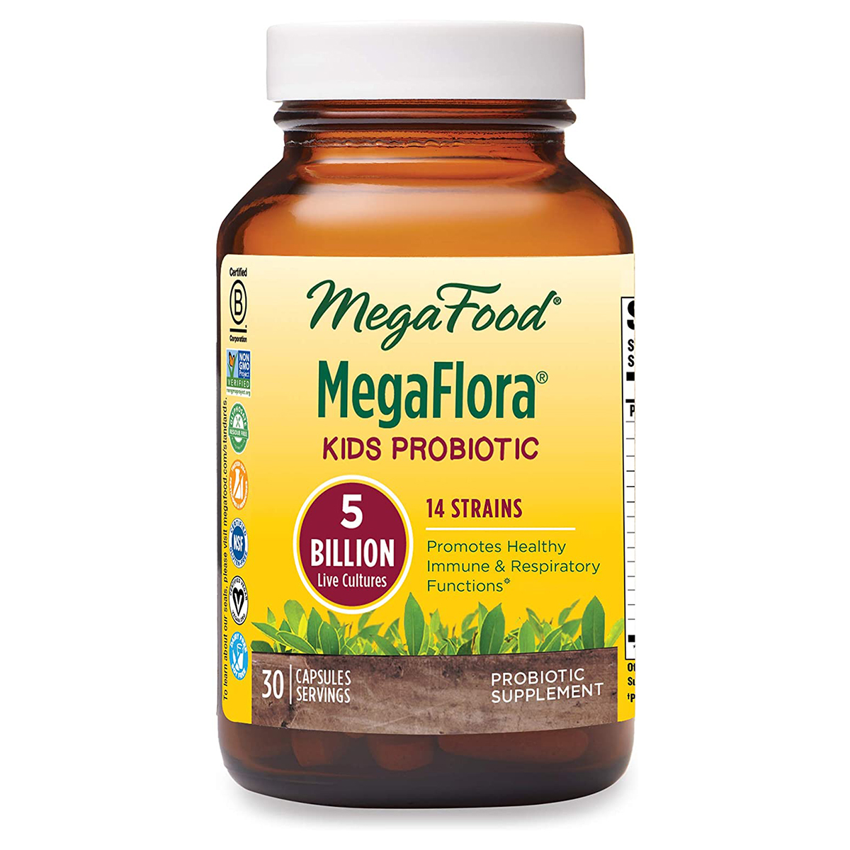 

Пробиотики MegaFood Пробиотики MegaFlora Kids Probiotic 30 капсул