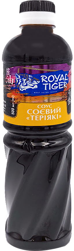 Соус соевый Royal Tiger Терияки 500 мл (4820178463218) – низкие цены ...