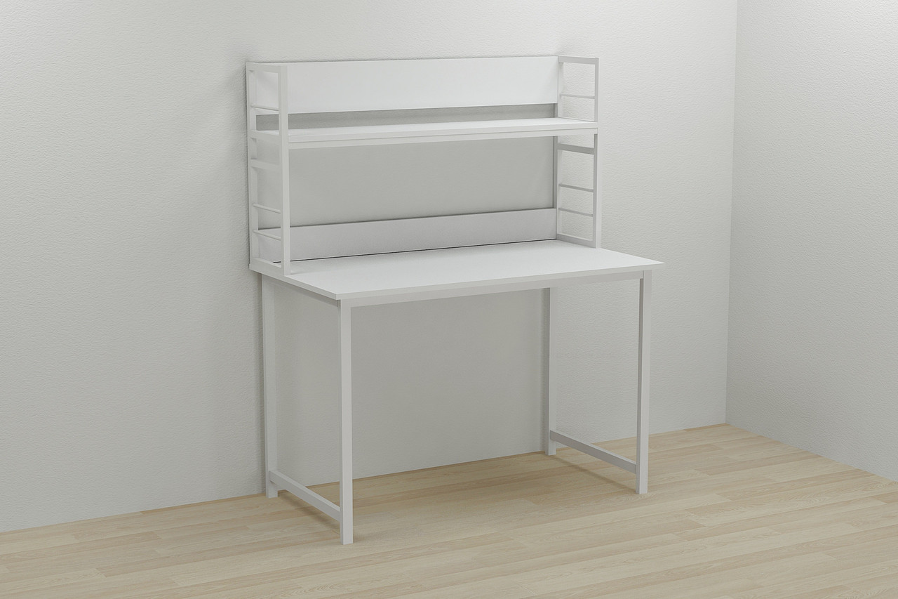 

Надстройка для стола Ferrum-decor Линкольн 60x140x28 Белый ДСП Белое