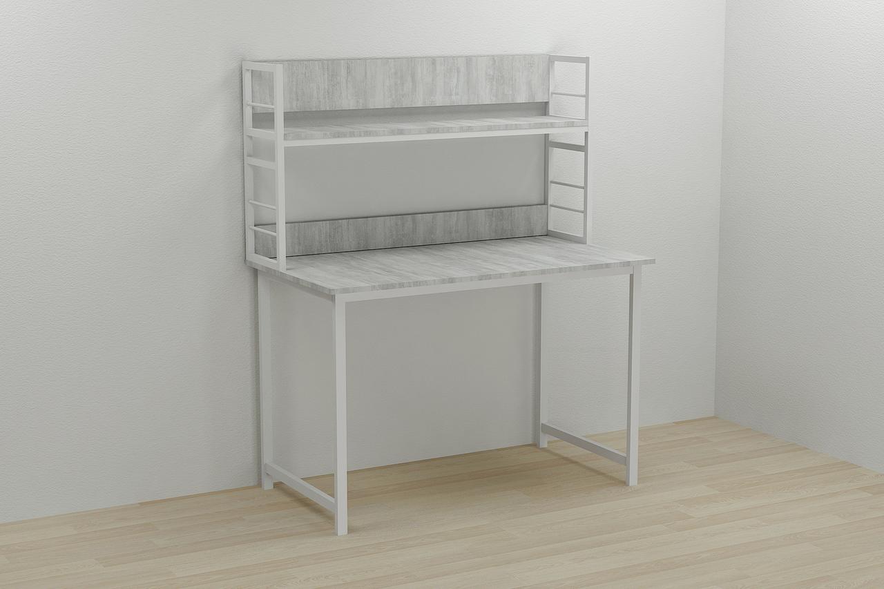 

Надстройка для стола Ferrum-decor Линкольн 60x120x28 Белый ДСП Урбан Лайт