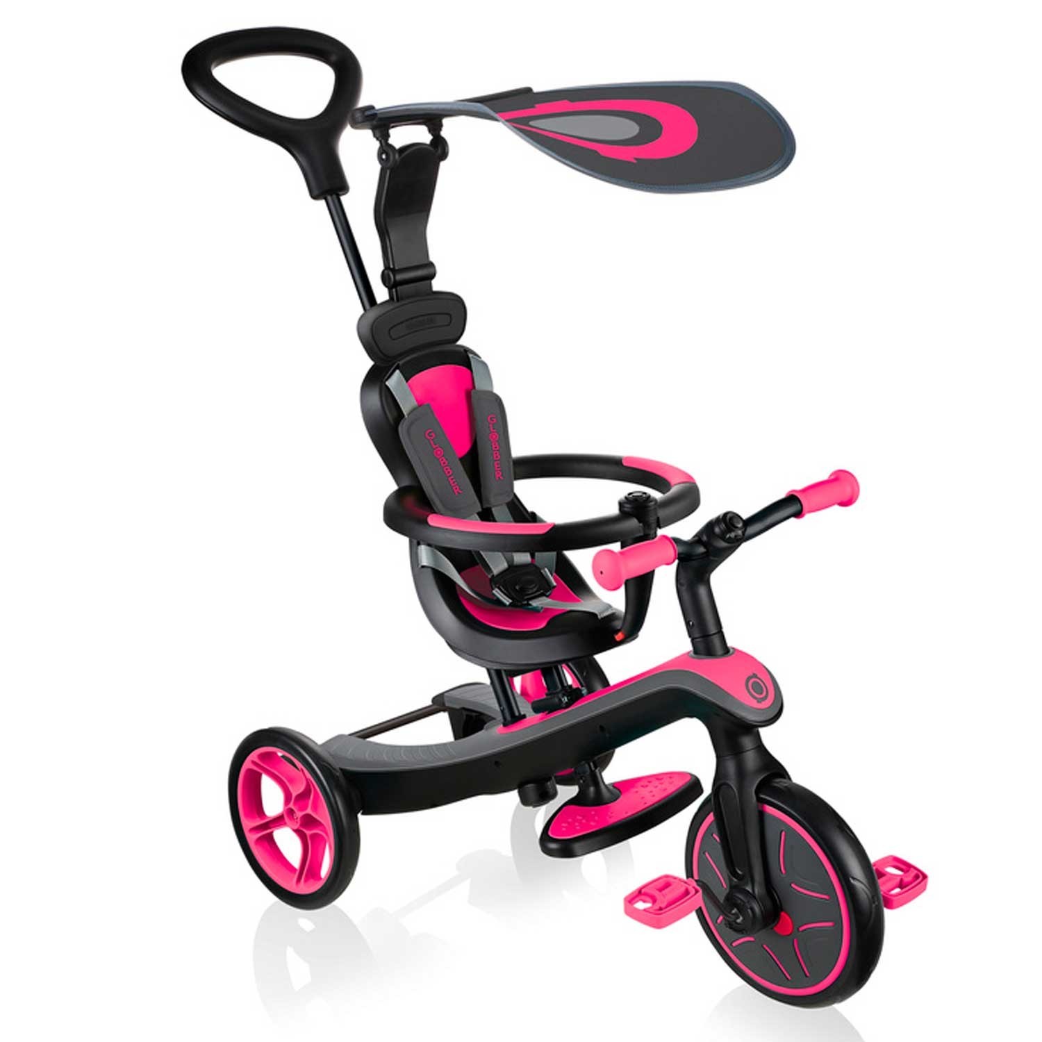 Трехколесный велосипед–трансформер Globber Explorer Trike 4 в 1 Fuchsia ...