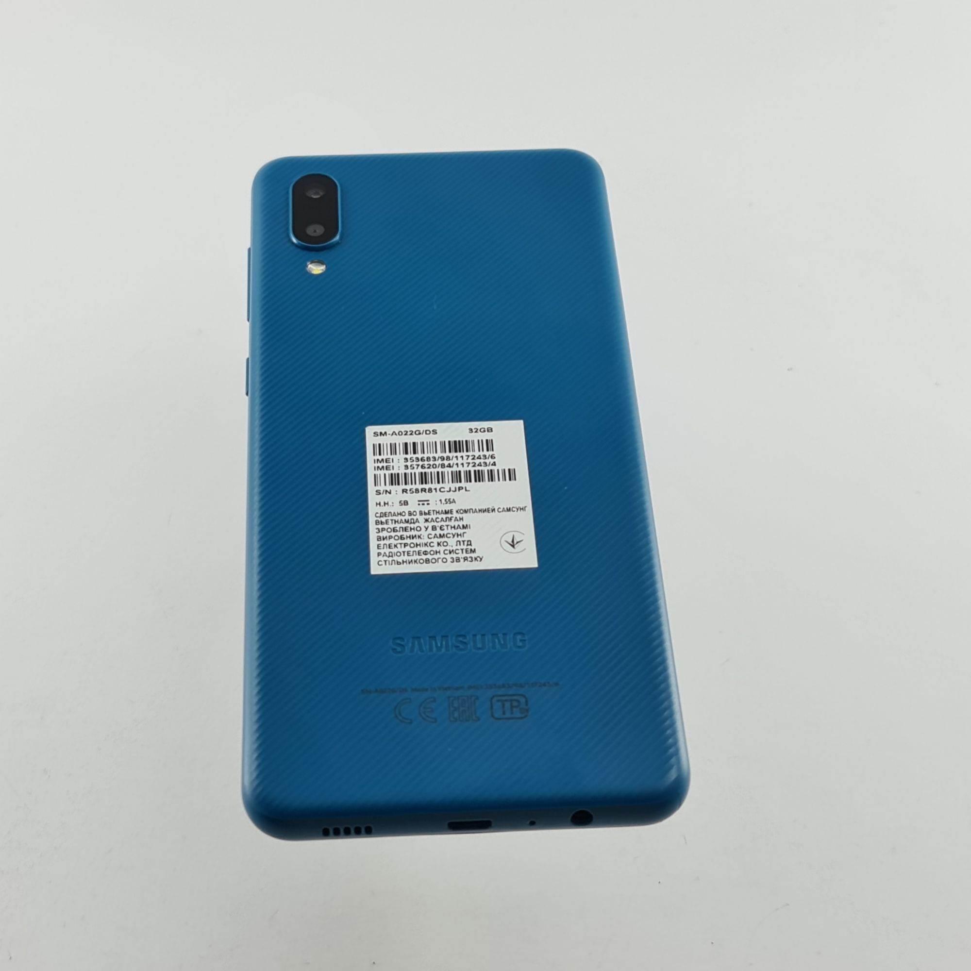 Samsung Galaxy A02 32 GB Blue (2C00005780) БУ – фото, отзывы,  характеристики в интернет-магазине ROZETKA от продавца: Bre-zy | Купить в  Украине: Киеве, Харькове, Днепре, Одессе, Запорожье, Львове