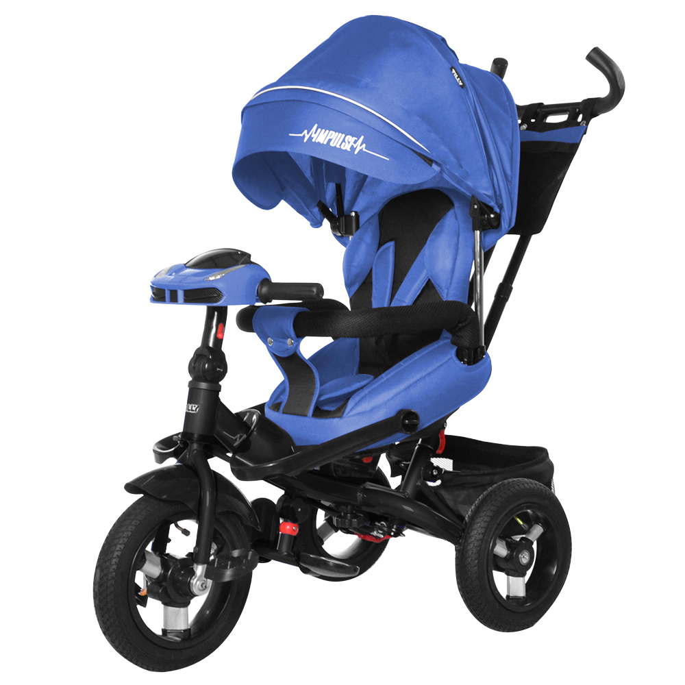 

Велосипед трехколесный Tilly Impulse с пультом T-3861 Len Blue