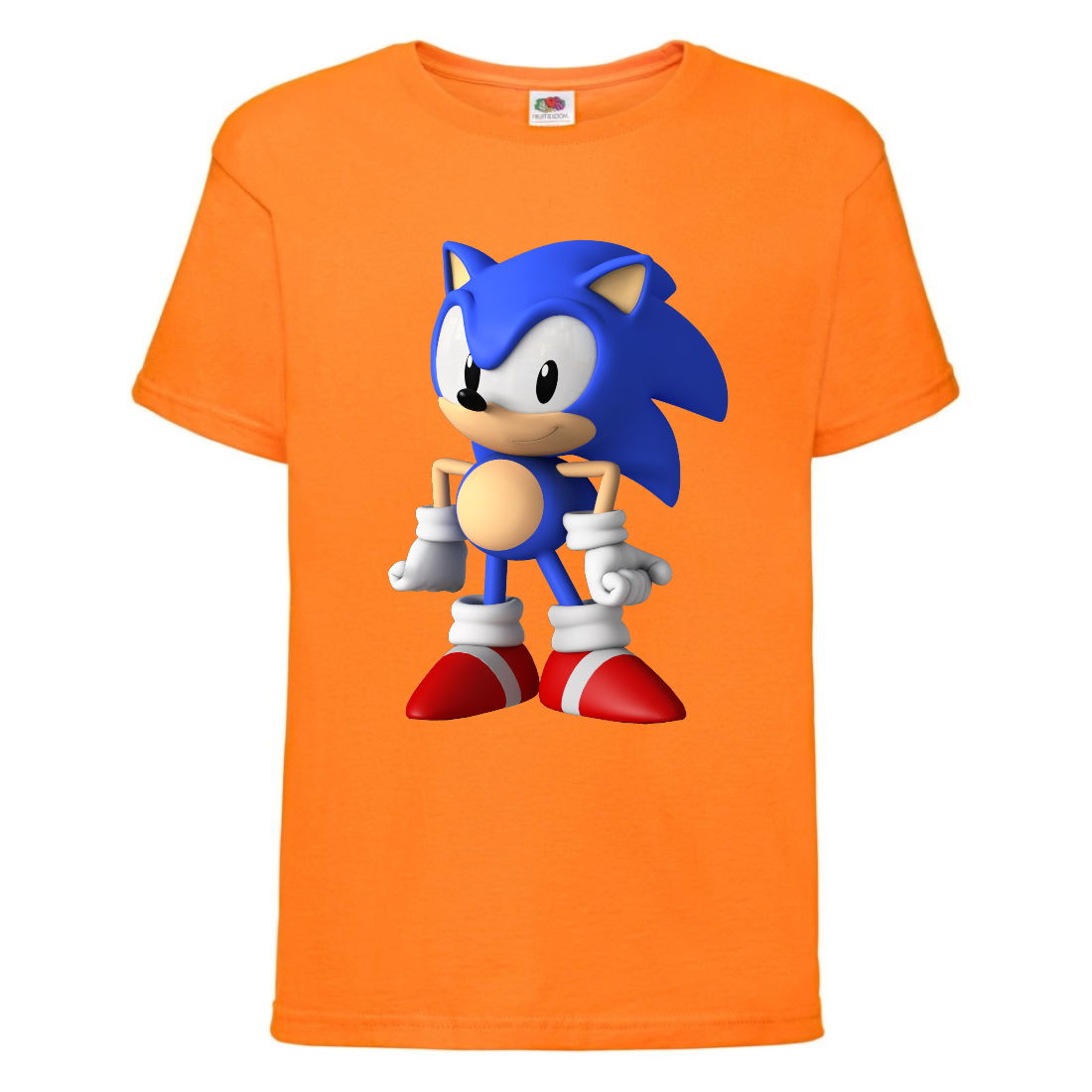 

Футболка детская Соник стоит (SONIC) оранжевая (snc or-06) 104 см