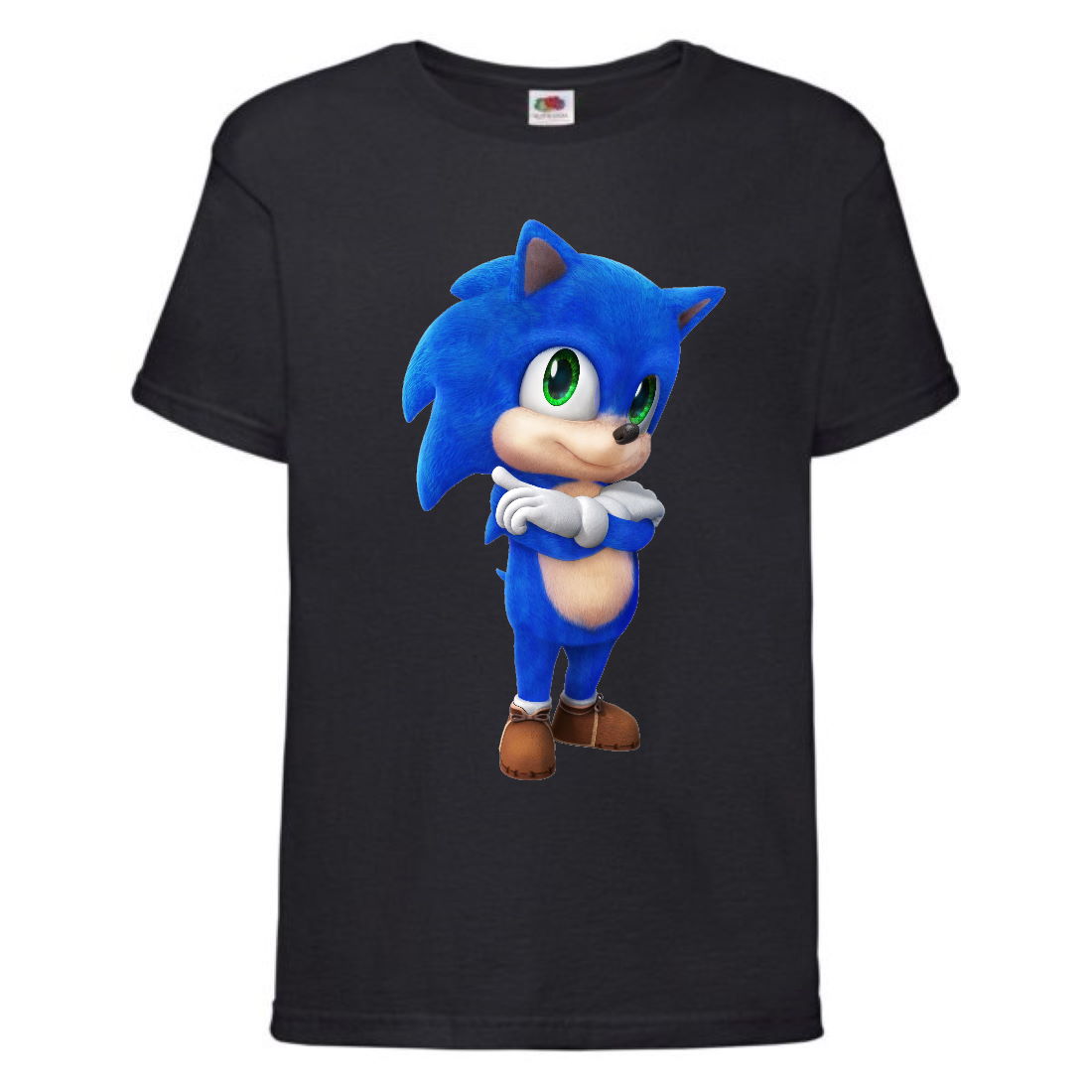 

Футболка детская Соник кроха (SONIC) черная (snc blc-8) 104 см