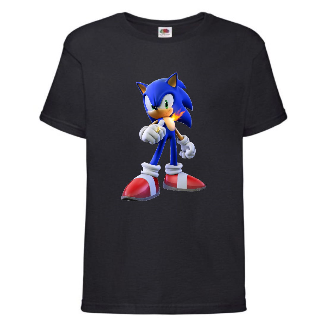 

Футболка детская Соник и пламя (SONIC) черная (snc blc-3) 104 см