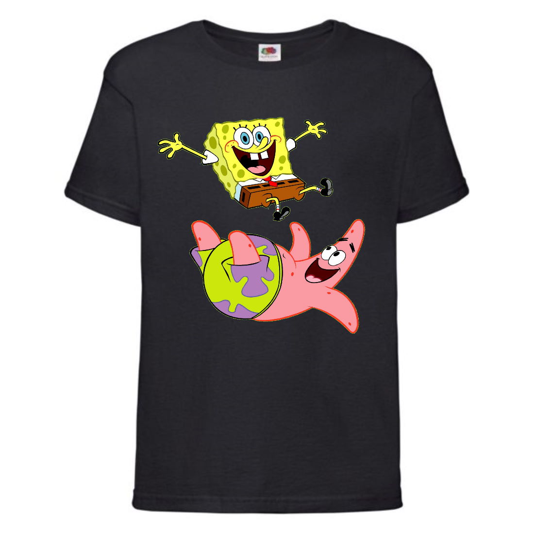 

Футболка детская Спанч Боб (Sponge Bob) черная 140 см