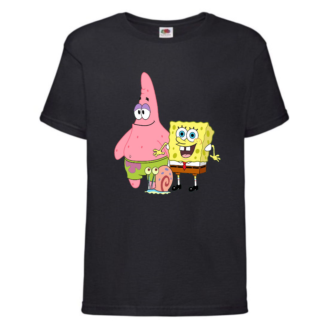 

Футболка детская Спанч Боб 1 (Sponge Bob) черная 164 см