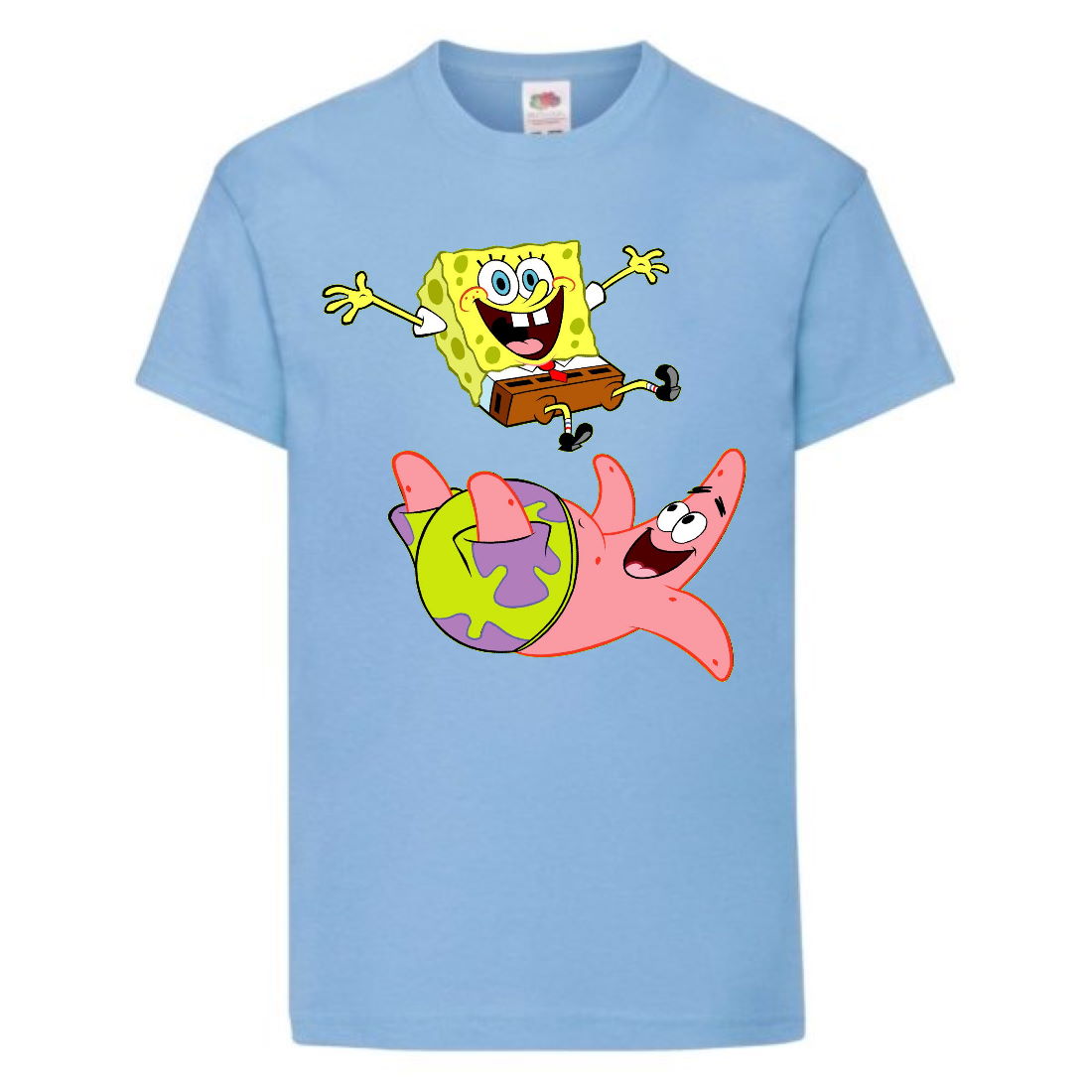 

Футболка детская Спанч Боб (Sponge Bob) светло-голубая 116 см