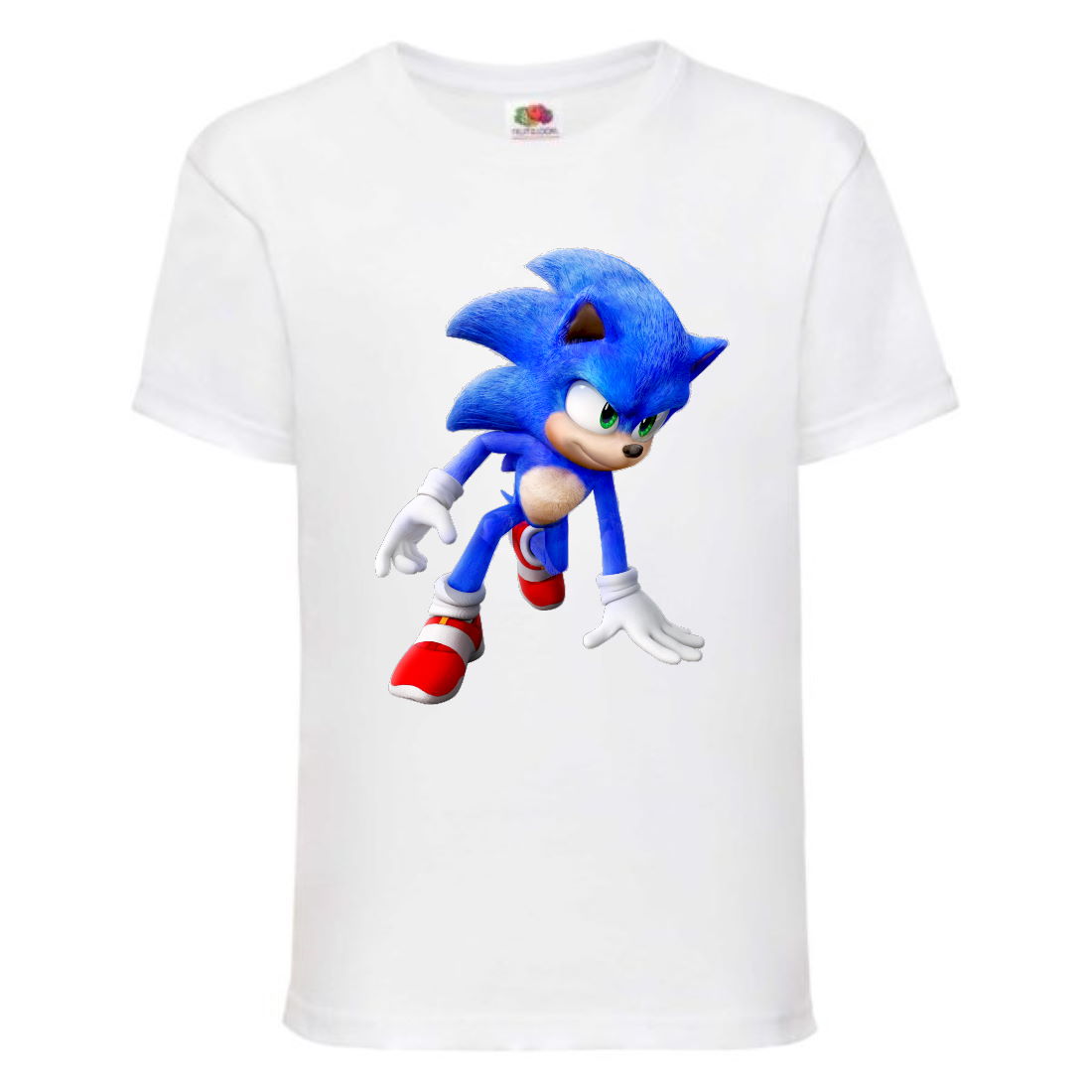 

Футболка детская Соник поворот (SONIC) белая (snc wh-02) 104 см