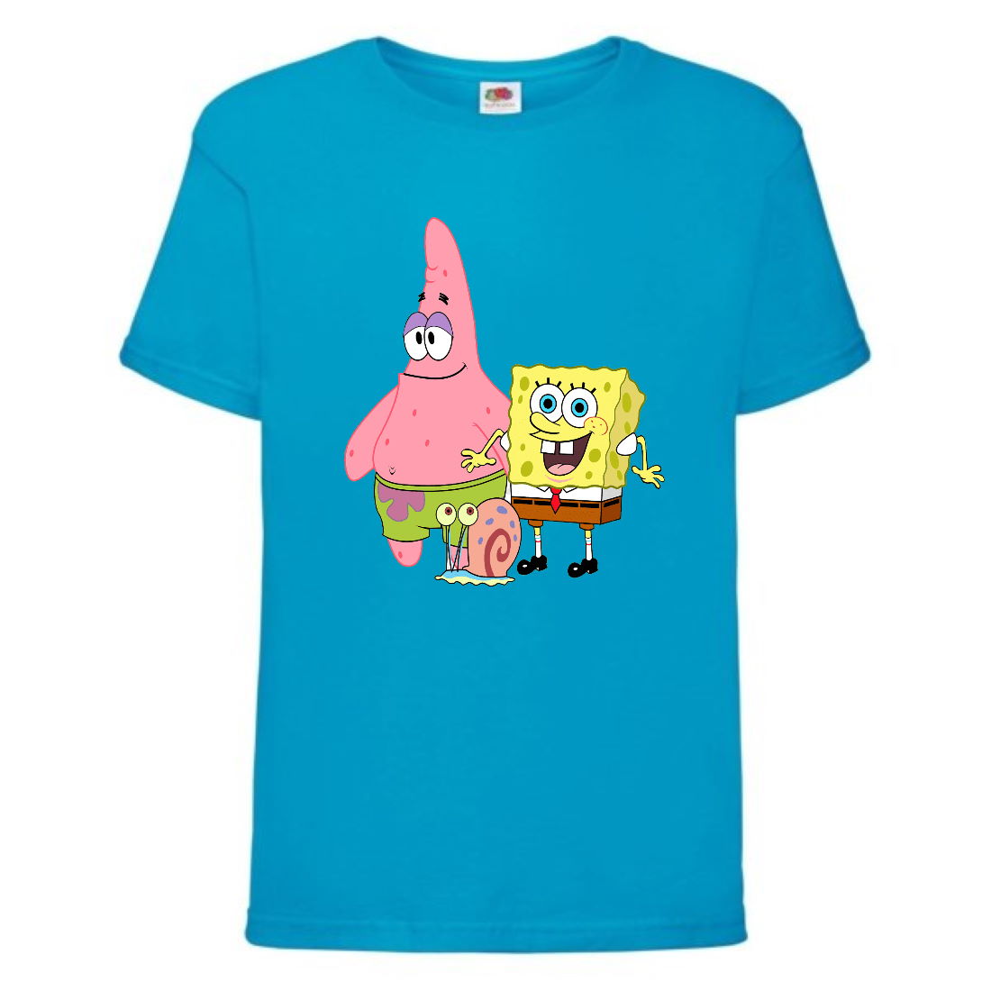 

Футболка детская Спанч Боб 1 (Sponge Bob) голубая 164 см