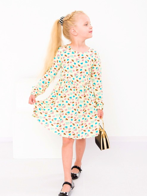 Акція на Дитяче плаття для дівчинки Носи своє 6305-102 110 см Kitty (p-6954-53167) від Rozetka