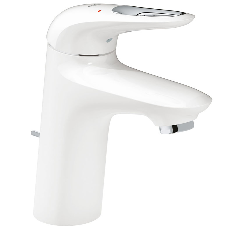 

Смеситель с гидрозатвором для раковины Grohe Eurostyle белый