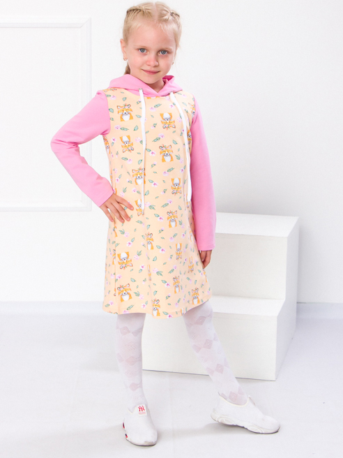 Акція на Підліткове плаття для дівчинки Носи своє 6182-055 140 см Лисичка/Рожевий (p-5645-81750) від Rozetka