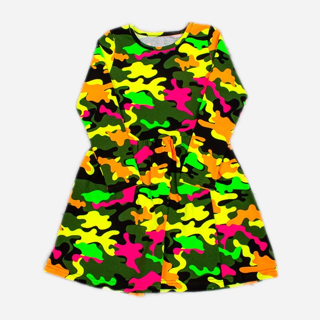 Акция на Дитяче плаття для дівчинки Носи своє 6117-043 98 см Камуфляж кольоровий (p-3532-67829) от Rozetka