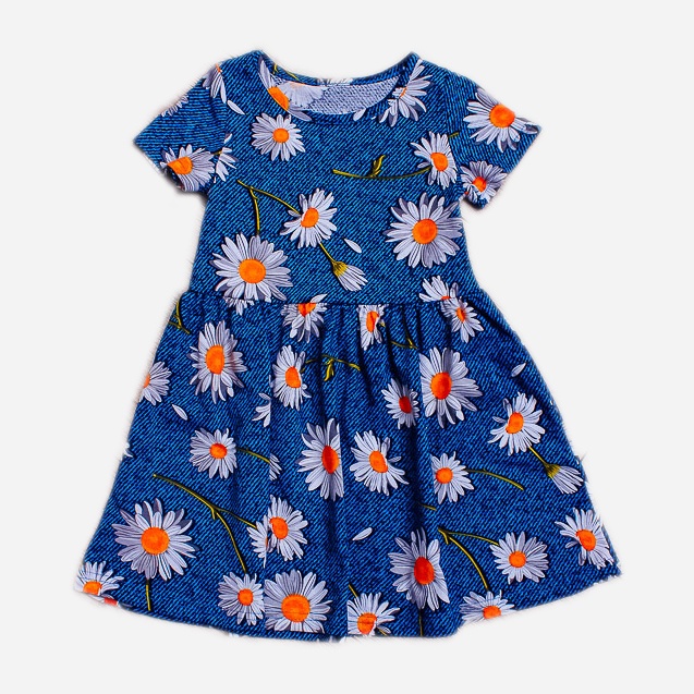Акція на Дитяча літня сукня для дівчинки Носи своє 6118-002 98 см Ромашка (джинс) (p-3531-68524) (p-3531-68524) від Rozetka