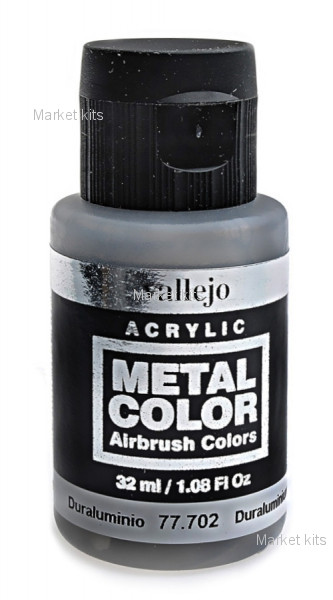 

Краска акриловая "Metal Color" дюралюминий, 32 мл Vallejo (VLJ77702)
