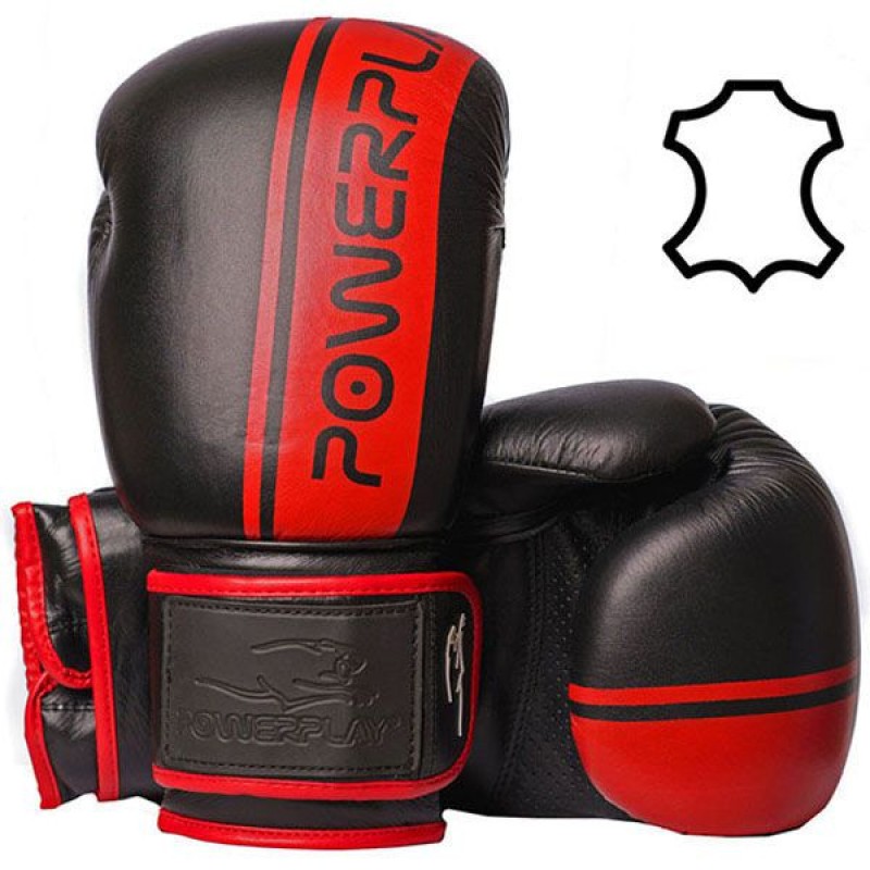 

Перчатки боксерские PowerPlay Black/Red, код: PP_3022A_Red