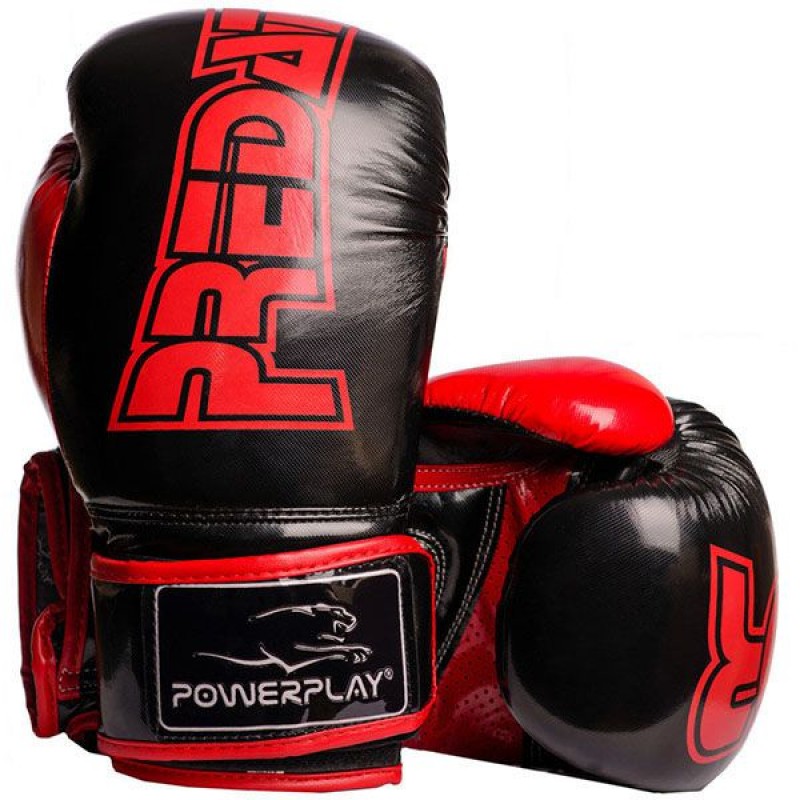 

Перчатки боксерские PowerPlay Black Carbon, код: PP_3017_Black