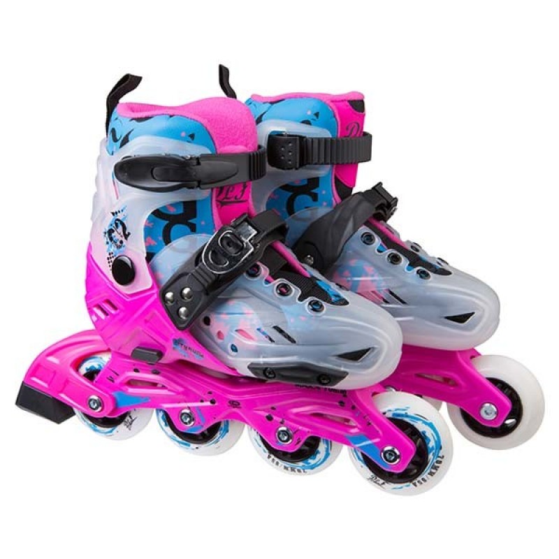 

Ролики раздвижные PLAYBABY розовые размер L (36-39), код: C2/835-10