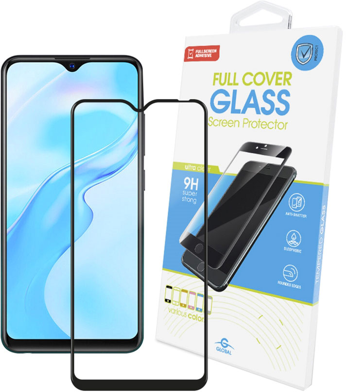

Защитное стекло Global Full Glue для Vivo Y1S Black