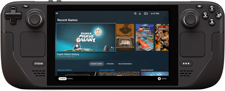 Игровая консоль Valve Steam Deck 256 GB Certified Refurbished