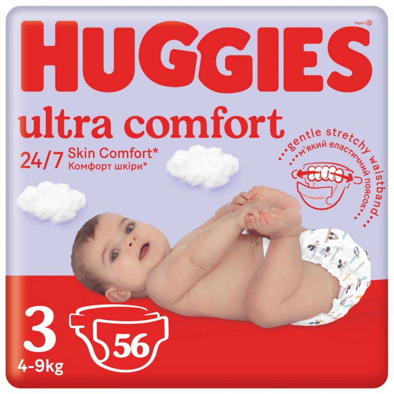 huggies ultra comfort 5 56 шт