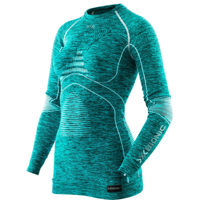 

Женская термофутболка X-Bionic Energy Accumulator® EVO Melange Lady Shirt XS Lake Blue Melange / White