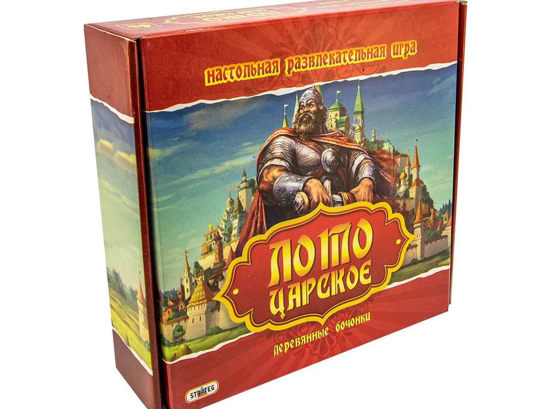 

Игра лото с деревянными бочонками Царское лото (рус), Strateg (342)