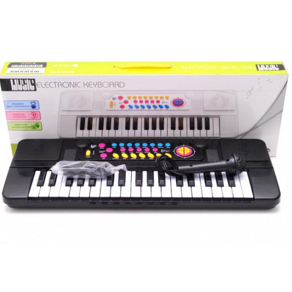 

Детский синтезатор HS3715A с микрофоном 37 клавиш
