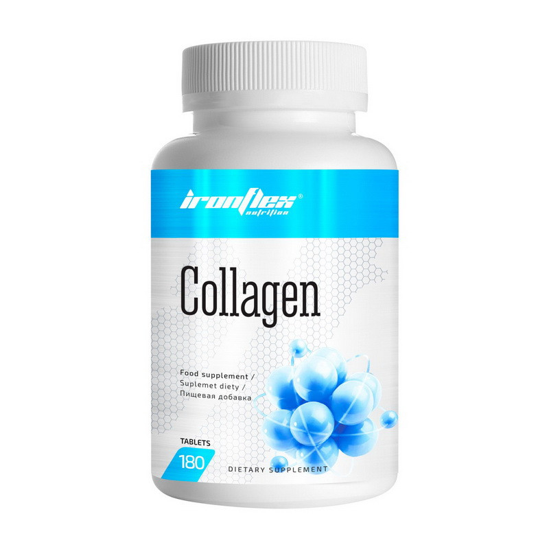 Коллаген IronFlex Collagen 180 tab препараты для восстановления ...
