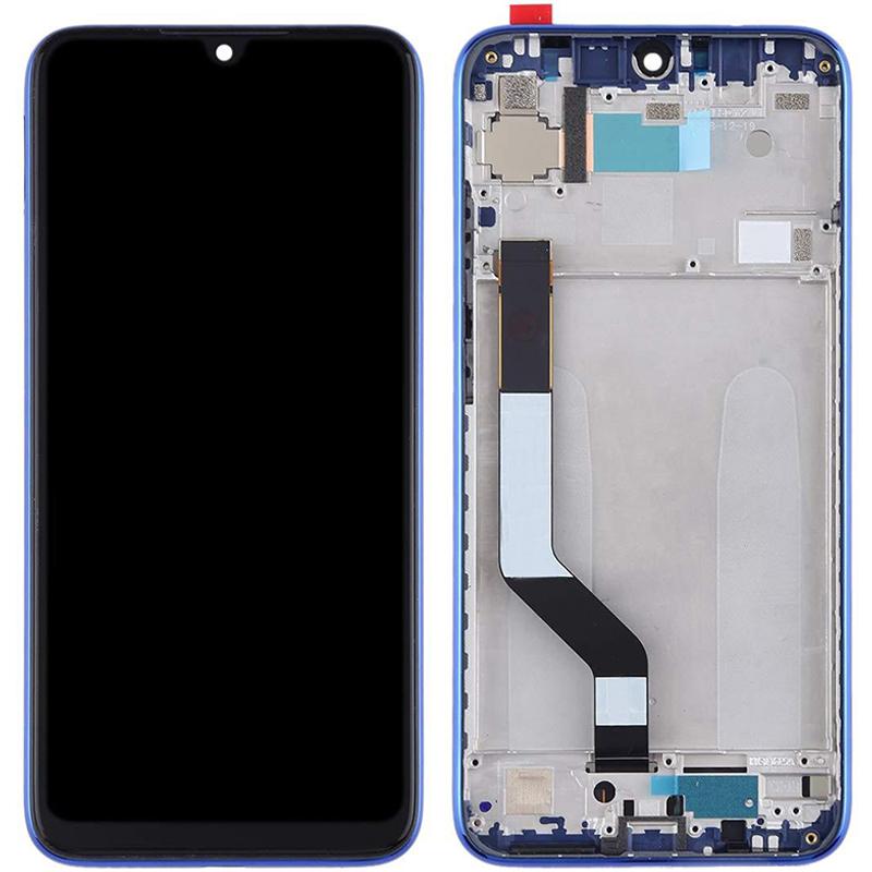 

Дисплей (экран) для Xiaomi Redmi Note 7 + touch + frame Blue