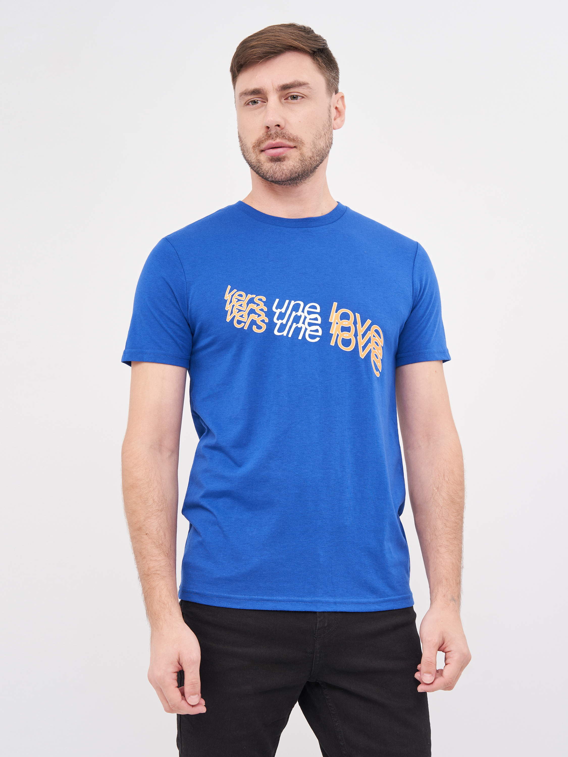 

Футболка Pull & Bear 9231-700-400 L Синяя