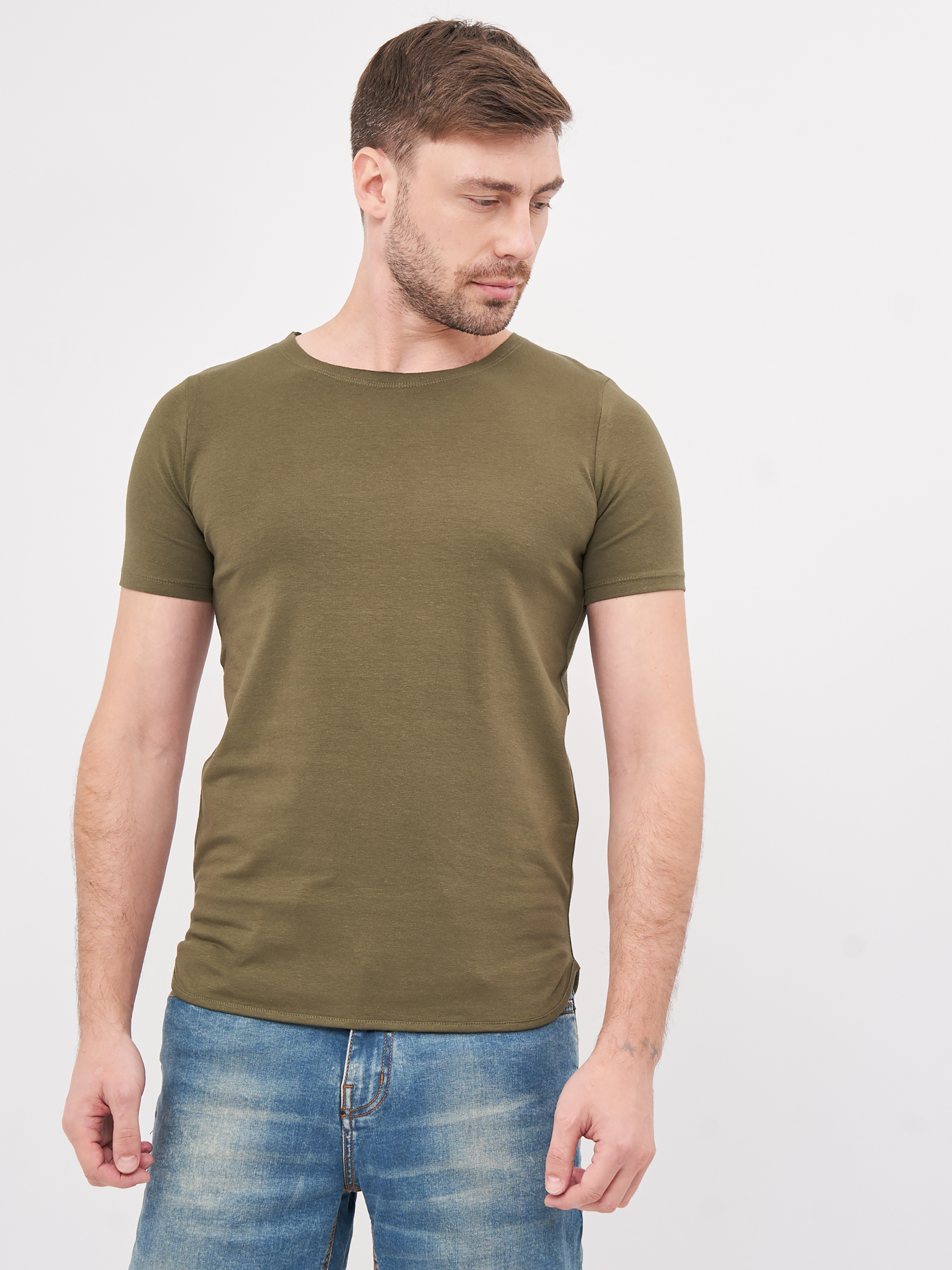 

Футболка Pull & Bear 9232-729-505 S Хаки