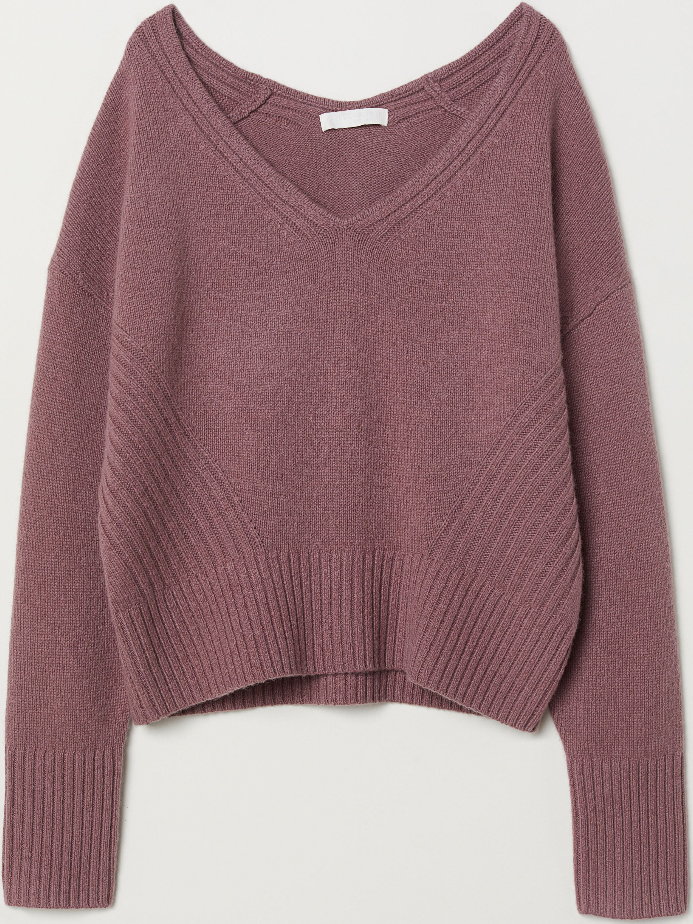 

Пуловер H&M 6825718 S Грязно-розовый